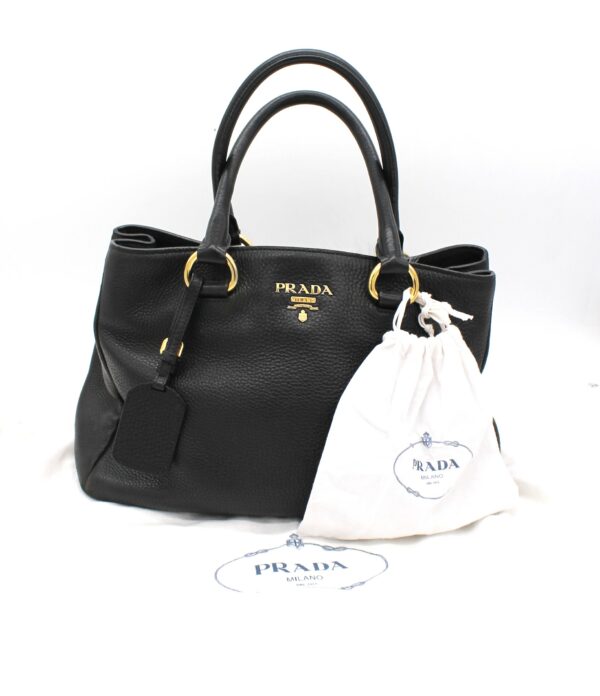 Borsa Prada in pelle nera