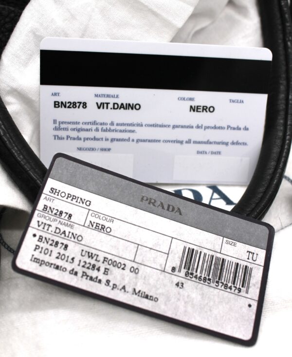 Borsa Prada in pelle nera - Image 9