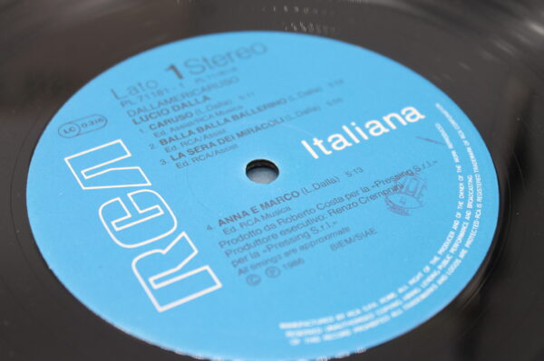 LP doppio Lucio Dalla "Dallamericaruso" 1986 - Image 6