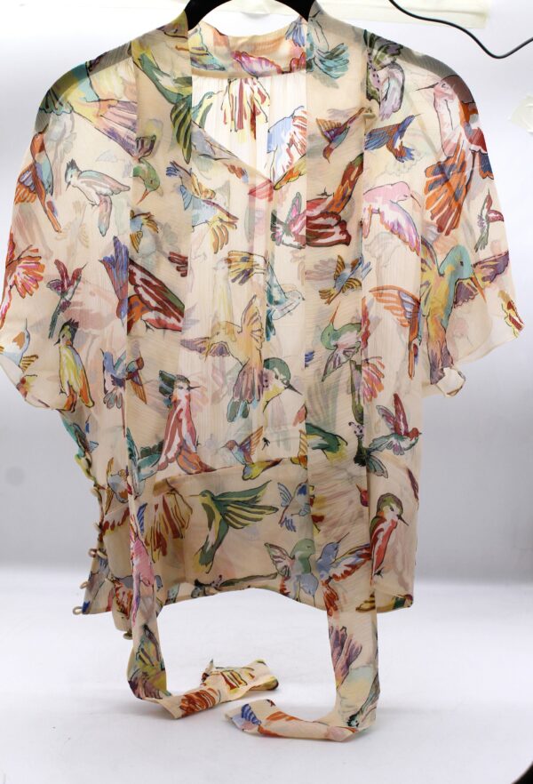 Blusa maglia Red Valentino fantasia volatili