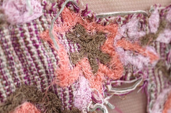 Stola Faliero Sarti rosa con ricami - Image 6