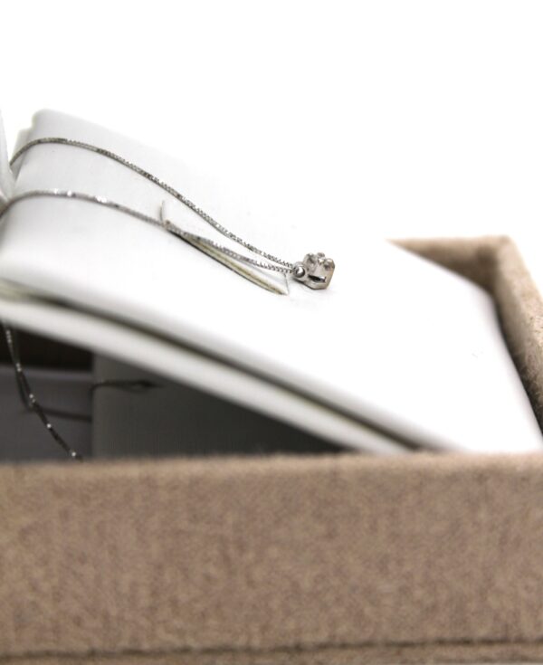 Collana in argento con punto luce - Image 2