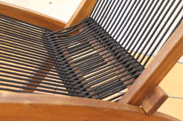 Poltrona teak e corde - Image 2