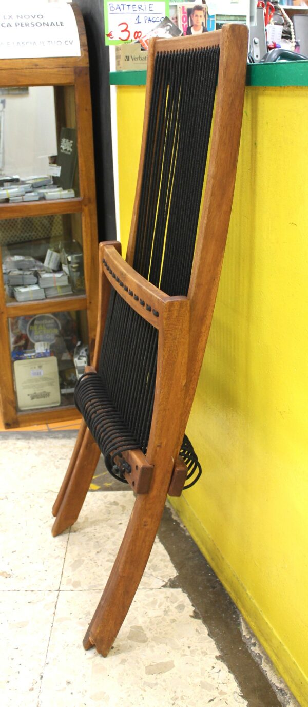 Poltrona teak e corde - Image 5
