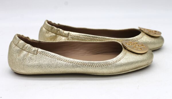 Scarpe ballerine Tory Burch dorate - Image 4