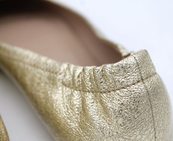 Scarpe ballerine Tory Burch dorate - Image 7