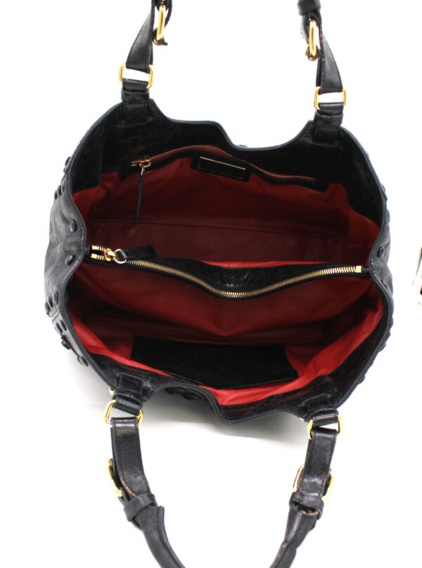Borsa Roberto Cavalli in pelle nera - Image 5