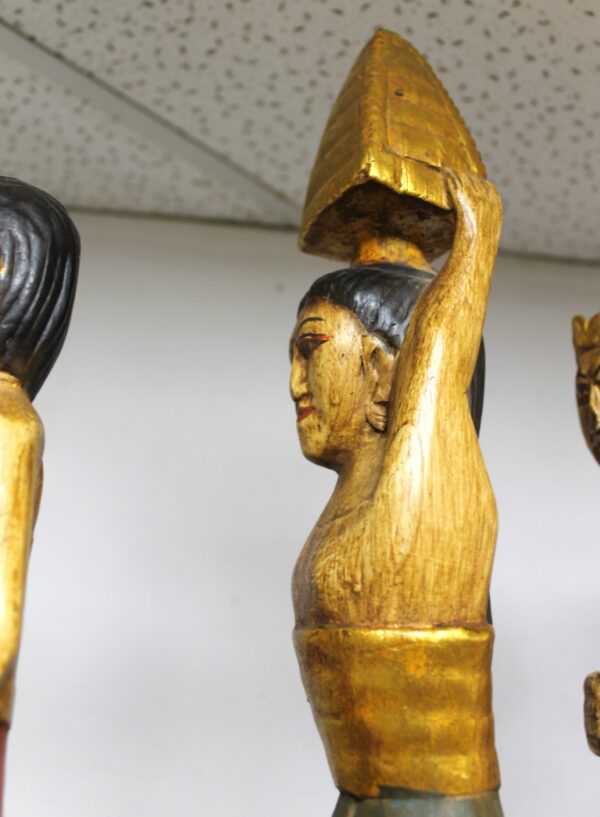 Scultura in legno processione indonesiana - Image 5