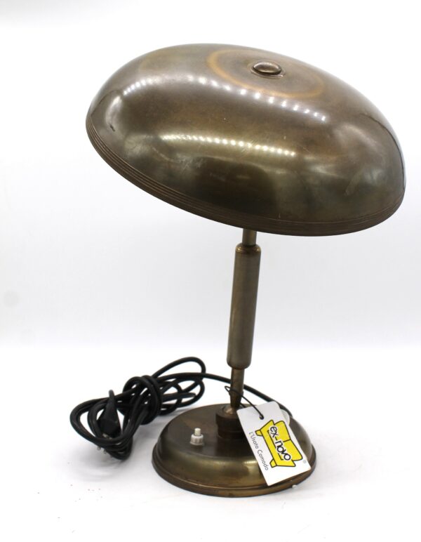 Lampada da tavolo ministeriale in ottone