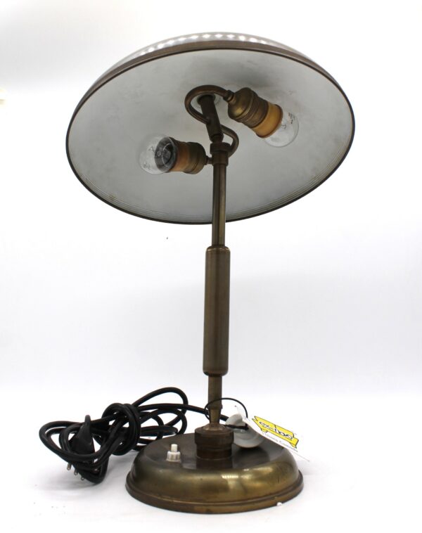 Lampada da tavolo ministeriale in ottone - Image 3