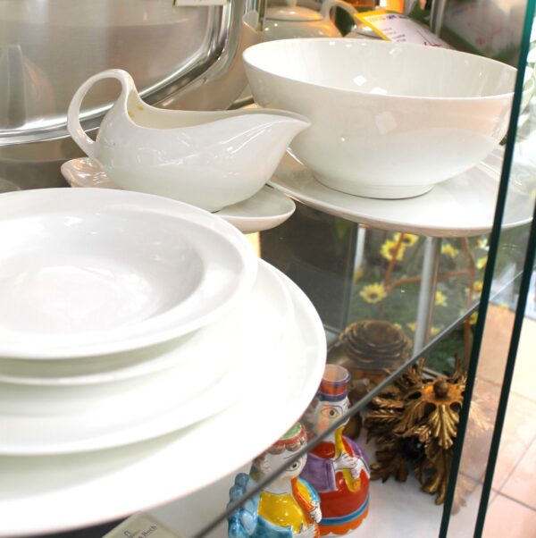 Servizio piatti Wedgwood bianco 22 pz