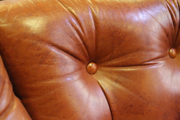 Divano + due poltrone in pelle - immagine 6