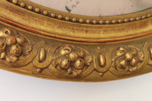 Specchio d'epoca con cornice dorata - immagine 4
