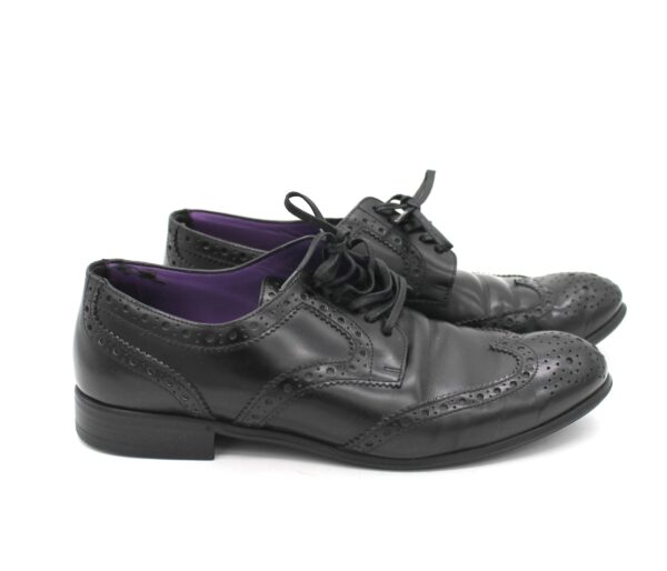 Scarpe D&G nere in vera pelle duilio - immagine 2
