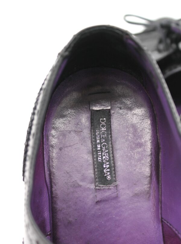 Scarpe D&G nere in vera pelle duilio - immagine 7