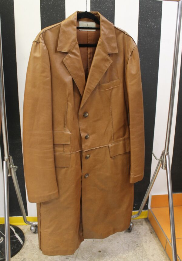 Cappotto in vera pelle di Trussardi vintage