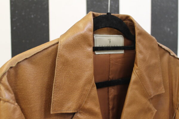 Cappotto in vera pelle di Trussardi vintage - immagine 3