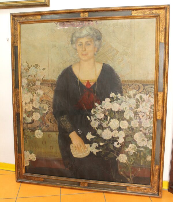 Opera quadro "Ritratto di Signora"