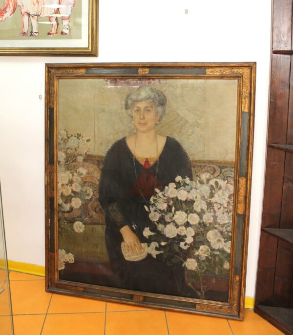 Opera quadro "Ritratto di Signora" - immagine 7