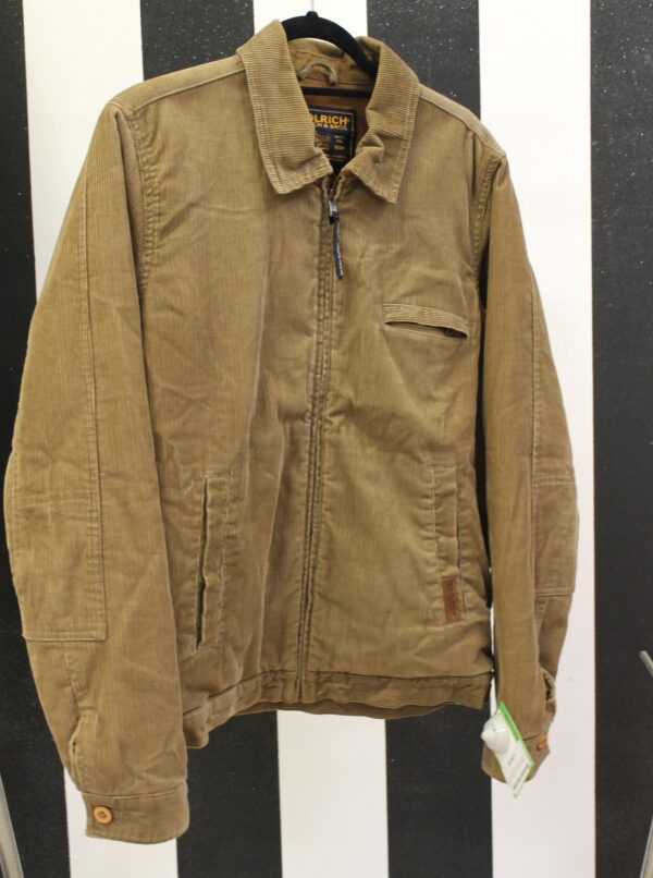Giubbotto Woolrich a coste color sabbia - immagine 2
