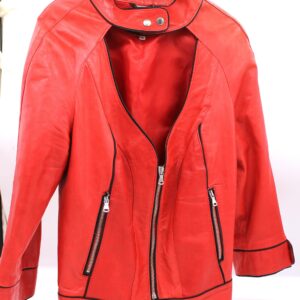 Giacca vintage Vancleef in pelle