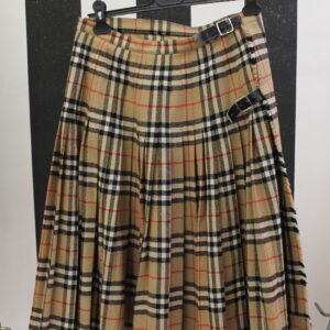 Gonna lunga Burberrys in tartan sabbia