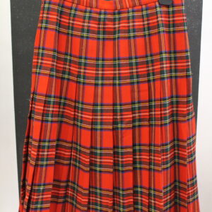 Gonna lunga Burberrys in tartan rosso