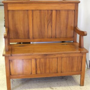 Mobile panca contenitore in legno