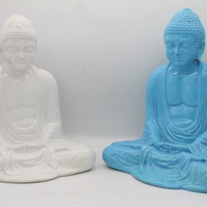 Statua Buddha celeste e bianca