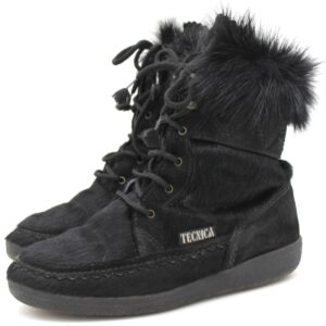 Stivaletto vintage di Tecnica nero in cavallino