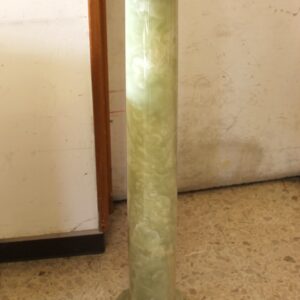 Colonna portavaso in onice