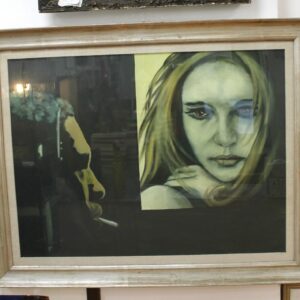 Quadro Nino Bellini con volto di donna