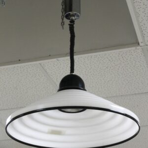 Lampadario Guzzini bianco e nero