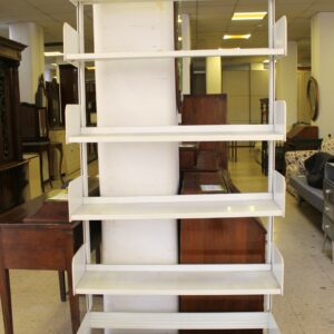 Libreria in metallo bianca