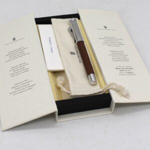 Penna stilo Graf von Faber-Castell Guilloche Cognac