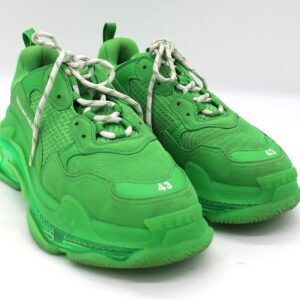 Sneakers Balenciaga Triple S verdi Vegan