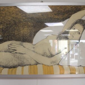 Litografia con cornice di Guttuso