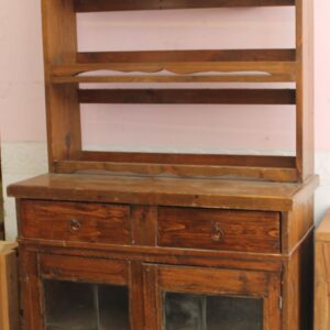 Mobile piattaia d'epoca ante in vetro