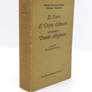 Libro "Il Fiore e Il Detto d'Amore" a cura di G. Contini - Mondadori