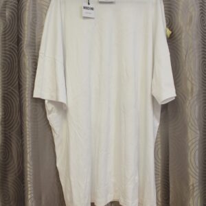 T-Shirt maxi Moschino bianca nuova