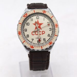 Orologio da polso vintage sovietico Slava CCCP