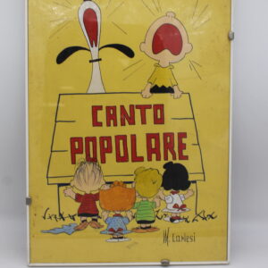 Quadro disegno Peanuts - Snoopy di W. Carlesi