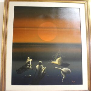 Quadro dipinto a olio di Marcello Biagiotti
