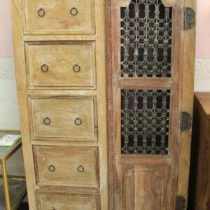 Credenza etnica africana ante e cassetti